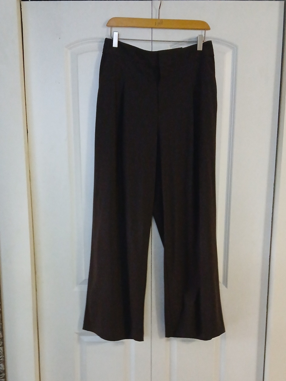 Athleta Wide Leg Pants in Dark Brown